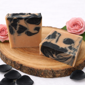Charcoal & Rose Clay Bar