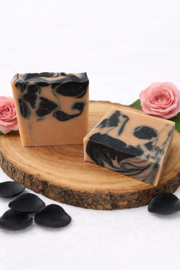 Charcoal & Rose Clay Bar