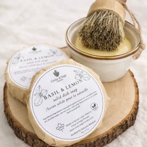 Basil & Lemon Solid Dish Soap